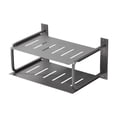 thumbnail image 2 of simhoa 2 Layers Projector Shelf Wall Mount Aluminum for Office TV Boxes Living Room Gray, 2 of 8