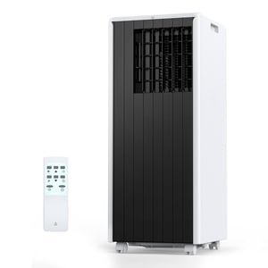 Puissant 8,000 BTU 3-in-1 portatif Air Conditionneur – Refroidissement efficace, déshumidificateur & Ventilateur – 350 Pied carré noir