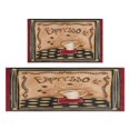 thumbnail image 1 of Coffee Farmhouse Plaid Style Kitchen Mats for Floor Non Skid Non-Slip, Absorbent Mats Set Of 2 for Sink Waterproof Runner Rug for Laundry Room,kitchen Rugs and Mats 17.7x24+17.7x48inch, 1 of 7