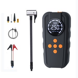 Démarreur de saut de voiture et Air Compresseur Combo avec 120W Puissance, affichage Lcd, lumières LED et chargeur de type C pour 2.0L Moteurs à gaz, 1.8Lb