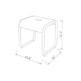 thumbnail image 3 of Chicago Aluminum Bistro Set, Brown, 3 of 9