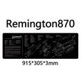thumbnail image 3 of Mouse Pad Gaming Large Mousepad Gamer Big Computer mouse large Mat Office Desk Keyboard Pad 915x305x3mm, type 11, 3 of 9