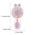 thumbnail image 3 of Dvkptbk Portable Fan Summer Refreshing Handheld Fan with Led Portable USB Charging Light Mini Fan, 3 of 6