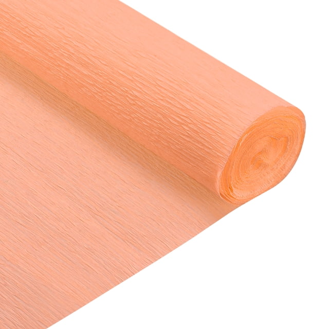 Unique Bargains Crepe Paper Rolls 7.5ft Long 20 Inch Wide, Deep Champagne 2 Pack