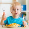 thumbnail image 4 of Toddler Utensils Kids Spoon and Fork Set，Cute Giraffe Child Flatware, 4 of 5