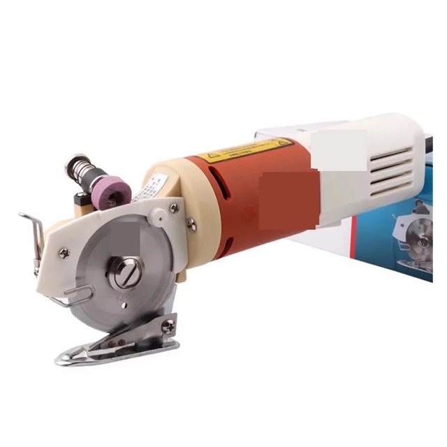 Ciseaux Électriques, Machine de Coupe de Tissu, Couteau Rond, Coupe-Tissu 65 mm, Lame Rotative pour Tissu, Machine de Coupe de Cuir, Facile à Utiliser