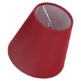 thumbnail image 1 of Fabric Lampshade, Modern Lamp Shade Exquisite Workmanship  For E14 Bulb For Miniature Bulb A3 01 Wine Red, 1 of 8