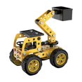 thumbnail image 2 of Dvkptbk Metal DIY Vehicle Children's Nut Disassembly Toy Metal Assembly Engineering Car Toy Creatives Model Building Blocks Children's Excavator Gift Bulldozer Education, 2 of 6
