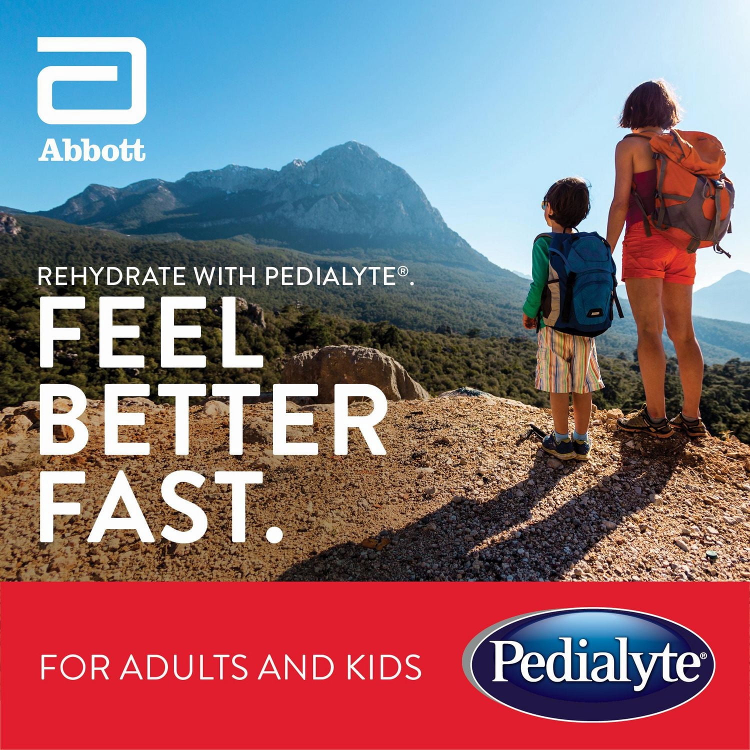 Pedialyte Solution de Réhydratation Orale aux Électrolytes, Fraise, Bouteille de 1L
