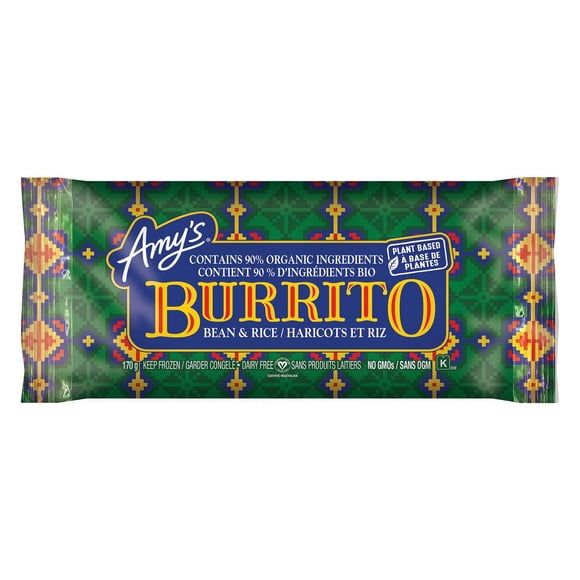 E-AMYS ORGANIC BN & RICE BURRITO ND, E-AMYS ORGANIC BN & RICE BURRITO ND