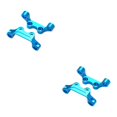 thumbnail image 2 of Baohd Enhanced RC Car Accs Spare Parts 1 10 Truck TT02 Modified Replacement Front Rear Front Arm Mount 2Set, 2 of 6