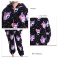 thumbnail image 1 of Pyjama une Pièce Floue, Élégant Doux Pyjama Chaud Combinaison pour la Maison, 1 of 5