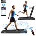 thumbnail image 1 of SuperFit 4.75HP 2 In 1 Folding Treadmill W/Remote APP Control, 1 of 8