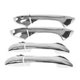 thumbnail image 3 of Outer Door Handle , 8PCS/Set Glossy Silver Adhesive Exterior Door Handle Cover  For Car, 3 of 8
