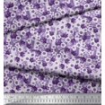 thumbnail image 3 of Soimoi Poly Georgette Fabric Floral Flower Print Sewing Fabric Yard 42 Inch Wide, 3 of 3