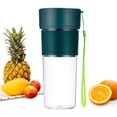 thumbnail image 1 of 270mL Portable Juicer Electric Mixer Cup USB Rechargeable Mini Smoothie Blender Shakes Handheld Fruit Vegetable Machine Milkshake Juicer Cup for Outdoor Travel Office Home Baby Food Personal Used, 1 of 8