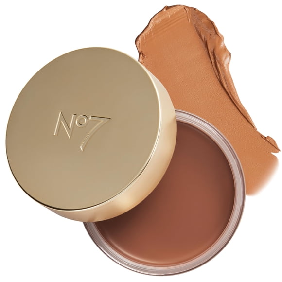 No7 Pro Artist Soft Glow Cream Bronzer - Blendable Cream Makeup with a Lightweight Formula - Customizable Face Makeup for a Natural Sun-Kissed Glow - Light (1.26 oz)