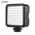 thumbnail image 1 of Mistaha W49 Mini Caméra Interlock LED Panneau Lumière Dimmable Caméscope Vidéo Éclairage avec Chaussure, 1 of 8