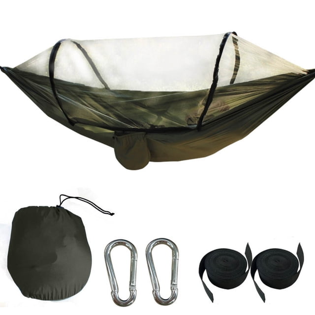 XYAIYT Portable Outdoor Net with Mosquito Net for Travel Camping Hiking Double Single with Easy Setup Lightweight Parachute Fabric Suitable for Hunting and Sleeping
