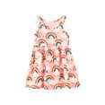 thumbnail image 1 of Yanlir Robe Sans Manches à Col Rond pour Filles Robe d'Été de Plage 6 Mois - 7 Ans Robe Mignonne à Imprimé Graphique pour Tout-Petits pour des Tenues Confortables et Adorables (Multicolore#1, 5-6 Ans), 1 of 3
