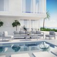 thumbnail image 2 of Modway Shore Sectionnel de Mobilier de Patio Extérieur en Aluminium, 6 Pcs, Gris, 2 of 7