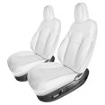 thumbnail image 1 of FH Group Faux Leather Custom Fit Car Seat Covers for 2020-2024 Tesla Model Y Front Seats, 1 of 6