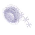 thumbnail image 1 of AMLESO 10m White Snowflake Ribbon Lace for Christmas Gift Wrapping Xmas Craft, 1 of 8