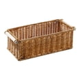 thumbnail image 2 of Chmadoxn Kitchen Storage & Organization, Woven Storage Basket Hand Woven Desktop Storage Box Bathroom And Kitchen Storage Basket With Handles For Home Office Storage Plastics Storage Basket, 2 of 7