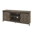 thumbnail image 1 of Bestar Isida 58W TV Stand in brown oak, 1 of 6