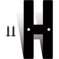 thumbnail image 1 of Modern Black Metal House Numbers, 12 Inch, Wall Mount, Outdoor, 1 of 8