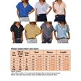 thumbnail image 2 of Avamo Ladies Tops Button Down Shirts Lapel Neck Blouse Casual Tunic Shirt Work Yellow XL, 2 of 2