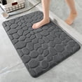 thumbnail image 2 of Jubipavy Area Rug 1pc Memory Foam Bath Rug Embossed Bathroom Mat Water Absorbent And Washable Bath Rugs, Non-Slip, Thick, Soft And Comfortable Carpet For Show, 2 of 2
