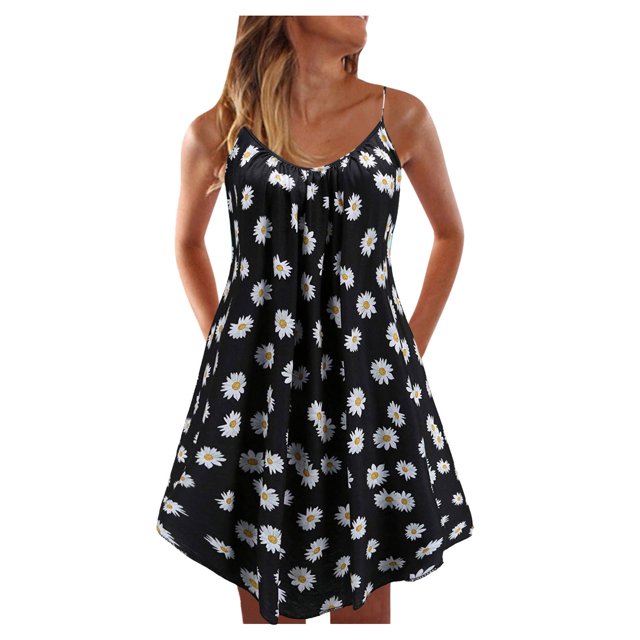 Fridja Robe de Plage Multicolore Unie d'Été Décontractée pour Femmes