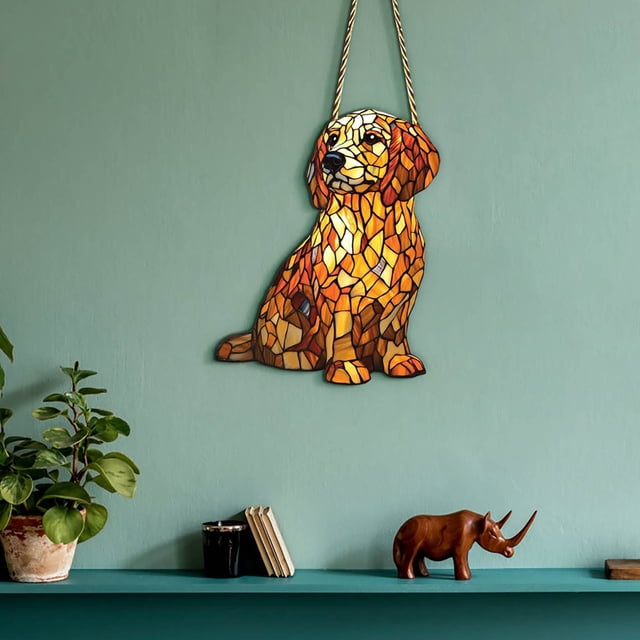 Série de Chiens Ornements Artistiques