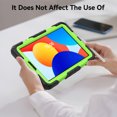 thumbnail image 4 of XYX For Xiaomi Redmi Pad SE 8.7 inch 2024, 360 Rotating Shockproof Cover with Stand, Screen Protector, Shoulder Strap, Lime PC, 4 of 7