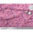 thumbnail image 2 of Soimoi Poly Georgette Fabric Brush Stroke Abstract Print Sewing Fabric Yard 52 Inch Wide, 2 of 3