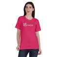 thumbnail image 1 of Inkmeso Vaccinated Pro Vaccine Crew Neck Tee Shirt Cotton T-shirt For Womens, 1 of 9