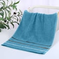 thumbnail image 4 of Todaioua Striped Cotton Towel 13x28 Inches - High Absorbency Bath Beach Towel for Gym, Swimming Pool, Spa Use, Soft Thick Household Bathroom Linens, Multiple Color Options​​, 4 of 7