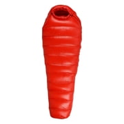 jinwen Duck Down Sleep Bag Thermal Mummy Sleeping Bag Camping Hiking Red 400g