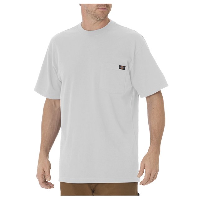 Dickies T-Shirt à Manches Courtes pour Homme, Lourd, Col Ras du Cou, L, Gris Cendre