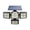 B, variant on Outdoor Security Lights with Motion Sensor Lights Outdoor,Motion Sensor Lights with Remote Control, 4 Heads Security Led Floo-D, Ip65, 270° Wide Angle Illuminatio-N Wall