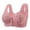 Pink, variant on Full Coverage Wireless T Shirt Bra for All Day Comfort and Support – Seamless Underwear for Large Bust Everyday Relaxed Fit Durable Three- Hook