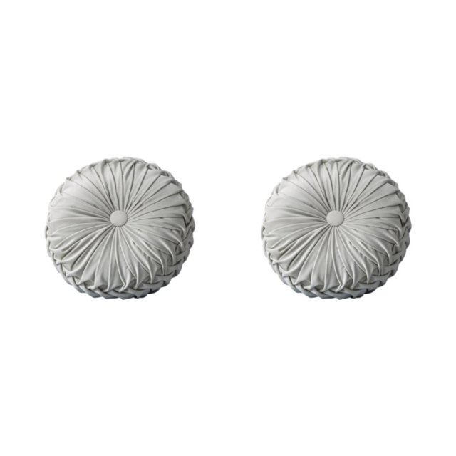 kurtrusly Add Touch Of Sophistication Decorative Cushion Soft And Comfortable Throw Pillow light grey 38CM 2Set