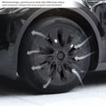 thumbnail image 3 of Wheel Cover Hubcap, 4PCS Wheel Hub  Strong Power Powerful  Wheel Rim Cover Fit For  Model 3 2017-2023, 3 of 8