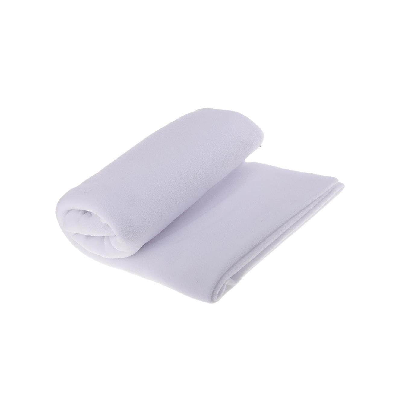 Letairis 1 Yard Polyester Anti Pill Solid Fleece Fabric pill solid fleece for DIY Plush Toy Bleach