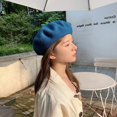 thumbnail image 4 of LinYooLi Ishihara Rimi Hat Vintage British Wool Beret Thick Japanese Painter Hat Korean Version Versatile Pumpkin Hat Girl, 4 of 9