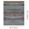 thumbnail image 3 of Fabstyles Premium 100% Cotton Rug, Handmade Area Rag Rug for Living Room, Hallway, Patio, 3 of 4
