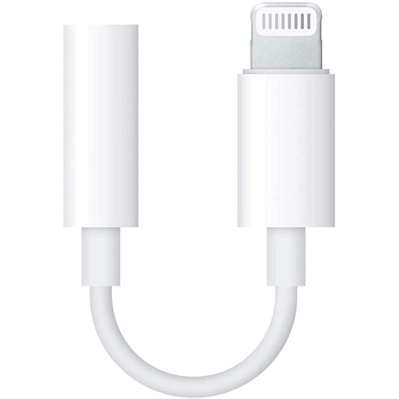 Lightning To 3.5 Mm Headphone Adapter, [Apple Mfi Certification] Aux Adapter Lightning To Jack Audio Adapter For Iphone 11/11 Pro / 11 Pro Max / X / Xs / Xs Max / 8/7/8 Plus / 7 Plus Etc - White