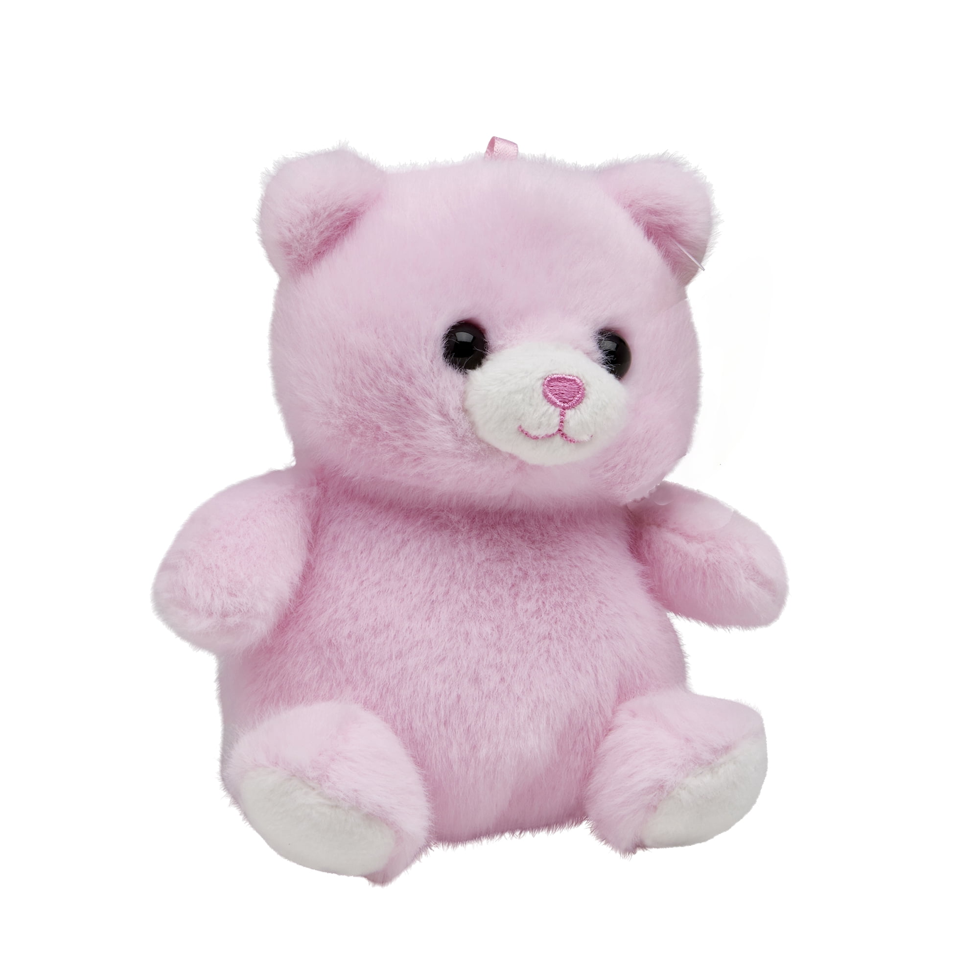Buttercups 4.5" Super Soft Pink Teddy Bear – Ultra Cuddly Plush Toy for Kids, Collectible and Pocket-Sized