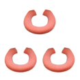 thumbnail image 3 of Transemion Durable Bathroom Pad Tear-resistant And U/O Shape Options Wear-resistant Orange 3Set, 3 of 6
